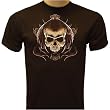 Skull and Cross T-shirt, Death T-shirts, Hardcore Gothic T-shirts