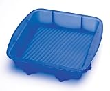 Lekue Silicone 8-by-8-by-2-1/2-Inch Brownie/Cake Pan Square