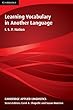 Learning Vocabulary in Another Language (Cambridge Applied Linguistics)