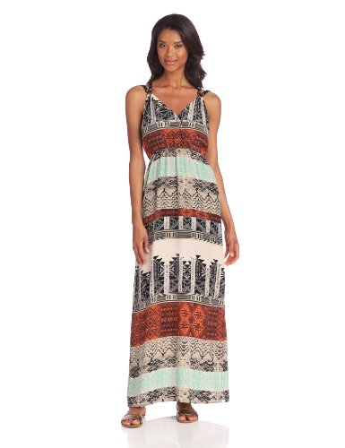 Twelfth Street by Cynthia Vincent Women's Lucian Maxi Dress, Pueblo Blanket, Large Twelfth Street by Cynthia Vincent Women's Lucian Maxi Dress, Pueblo Blanket, Large