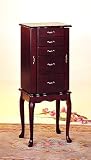 Cherry Stain Jewelry Box Armoire Lingerie Chest