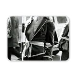 Fashion 1970s Model wearing a purple velvet.. - Mouse Mat Art247 Highest Quality Natural Rubber Mouse Mats - Mouse Mat