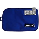Vaultz Locking Pool Pouch, Small, 5 x 8 Inches, Blue (VZ00723)