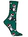 Hot Sox Women's Boston Terrier Xmas Socks
