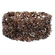 Smoky Topaz Chip Stretch Bracelet- 8 IN