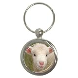 Sheep Lamb Key Chain (Round)
