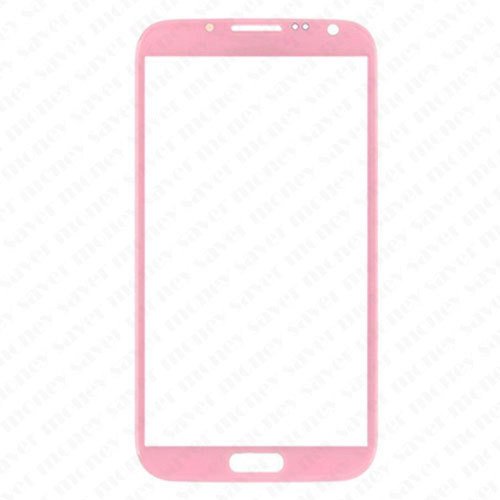 ipartstore Pink Front Outer Screen Glass For Samsung Galaxy Note 2 N7100 + Free Tools