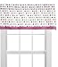 Bacati - Botanical Sanctuary Pearl String Multicolor Pink Valance