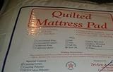 Extra Long Twin 38 x 80 Quilted Cotton Fitted Mattress Pad