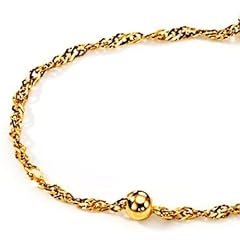 KLiNGEL Fu�kettchen 8 Karat (333) Gelbgold