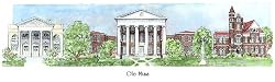 University of Mississippi "Ole Miss" - Collegiate Scenes - 9" x 18"