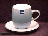 Denby Azure Curve Mug(s) Large & Saucer(S)