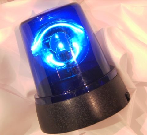 ***Signallampe Blaulicht, ohne Batterien***