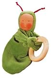 Käthe Kruse 74173 Rainbow Baby Green Grabbing Ring Doll