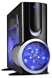 Xclio A380 Black 25cm Fan Screwless Gaming PC Case - No Power Supply