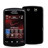 Black TPU Candy Rubber Flexi Skin Case Cover for Blackberry Storm 2 9550 /  ....