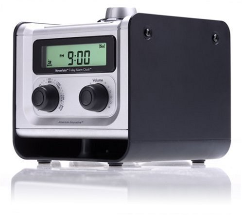 American Innovative Neverlate 7-Day Alarm Clock
