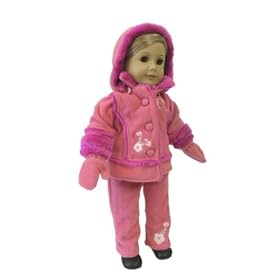 American Girl Doll Clothes Pink Snowsuit by