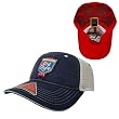 Old Style Pocket Mesh Flex Baseball Cap (Navy) by All Star Apparel