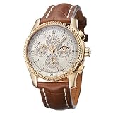 Breitling H2936312-G628-737P Bentley Silver Tone Dial Leather Crocodile Mens Automatic Perpetual... by Breitling