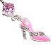Pierced & Modified  Body Jewellery Navel Bars  High Heel Shoe Dangle Belly Bar  Pink
