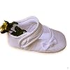 Xupido Baby-Mädchenschuh aus feiner Seide, champagner, Babyausstattung | Babymode