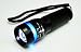 Adjustable Zoom Telescopic LED Flashlight - Blue Ring