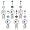 Stainless Steel Dream Catcher Woven Star Design with Bead and Feathers Fancy Belly Ring; Comes With Free Gift Box (Clear)