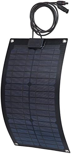 MXSOLAR 5pcs 18V 20W ETFE semi-flexible monocrystalline silicon solar cell photovoltaic panels