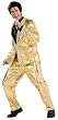 Super Deluxe Gold Lame Suit Elvis Costume
