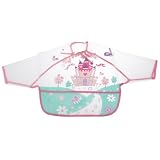 Baby Peva Long Sleeve Bib With Back Ties -Boy/Girl Options