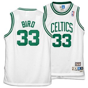 Adidas Boston Celtics Larry Bird Youth (Sizes 8-20) Soul Swingman Home Jersey Small