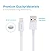 Atill 3ft & 6ft 8 Pin to USB Sync Charging Cable Cord for iPhone 6s, 6s plus, 6 Plus, 6, iPhone 5s, 5c, 5, iPad Air, Mini, Mini 2, iPad 4, iPod 5, and iPod Nano 7 - Pack of 2 Each - White