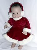 Bitty Twin Doll Clothes Red Ice Skating Dress fits 15