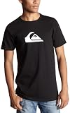 Quiksilver Young Men's The Mountain Shortsleeve T-Shirt,Black With White,Medium