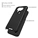 G5 Case Cover, JOTO Hybrid Dual Layer Shock-Resistant Protective Case, Stylish Slim Armor Case for G5 2016 (Black)