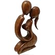 Abstract Kissing Couple Figurine - 12"