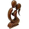 Abstract Kissing Couple Figurine - 12"