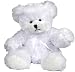 11" White Puffy Bear