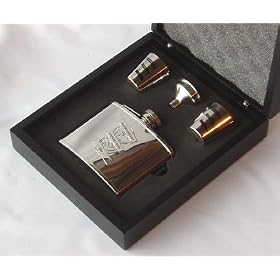 Birmingham City F.C. Official Crested Hip Flask Box Set