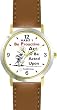 Habit 1 - To Be or Not to Be (English Text) - DELUXE TWO-TONE WATCH from THE 7 HABITS - WATCH COLLECTION BY WATCHBUDDY&reg; - Arabic Numbers - Brown Leather Strap-Size-Children's Size-Small ( Boy's Size & Girl's Size )
