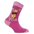 Childrens/Kids Girls Winnie The Pooh Character Socks (Pack of 3)