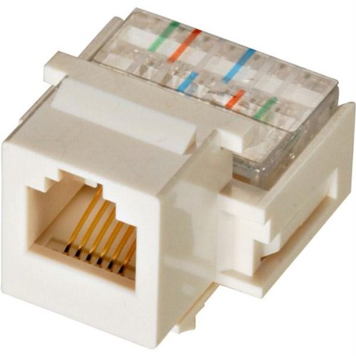Steren 6-Conductor Telephone Keystone Jack (310-106WH-10)