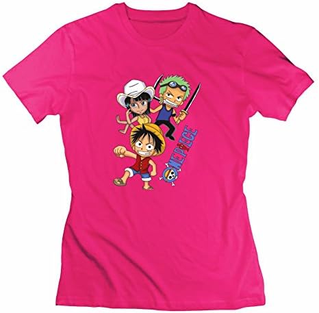 Women One Piece Anime Designed Pink Customized Deepheather X-large Top Clothing