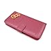 Euclid+- Rose Red Hello Kitty with Bow Knot Style Leather Case Cover for Samsung Galaxy S5 with Hello Kitty Style Cable Tie