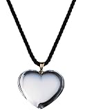 Baccarat Romance Heart Pendant, Clear 1 1/8in