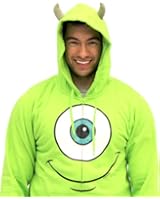 Monsters Inc University Mike Wazowski Adult Costume Sweatshirt Hoodie