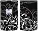 B&W Fleur Design Protective Skin Decal Faceplate for Motorola RAZR V3xx Cell Phone