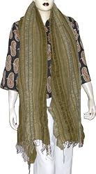 Wool Scarves Wraps Fashion Accessories India Dress 23 inches x 72 inches (psrf099)