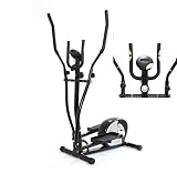 Gym Master Elliptical Trainer For Cardio, Fitness Workout - Cross Trainer in Black & Silver